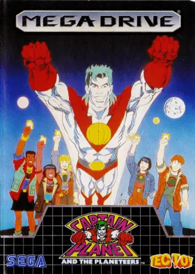 Captain Planet and the Planeteers (Europe) box cover front